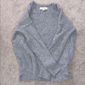 Ann Taylor Loft super soft gray sweater